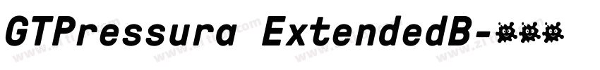 GTPressura ExtendedB字体转换